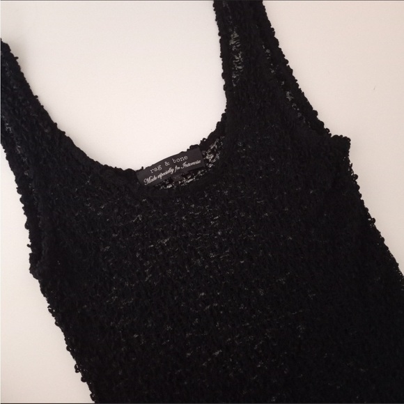 Rag & Bone Intermix Net Tank Size M - Picture 3 of 9